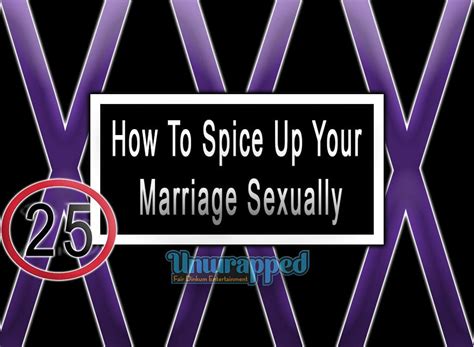How To Spice Up Your Marriage Sexually