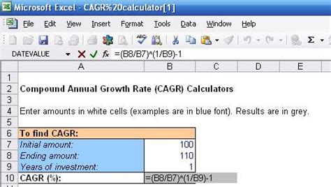 Let's understand the working of the compound annual growth rate formula in excel by some examples. Using the Goal Seek function in Excel: a brief tutorial ...