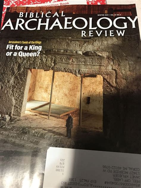 Biblical Archaeology Review Magazine Winter 2021 3888840005