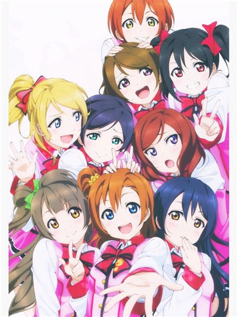 Love Live School Idol Project Poster For Sale By Mobisu Redbubble