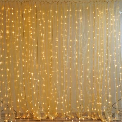 600 Sequential Gold Led Lights Big Wedding Party Photography Organza