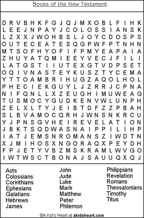 Printable Bible Word Search Puzzle Bible Word Searches Sunday School