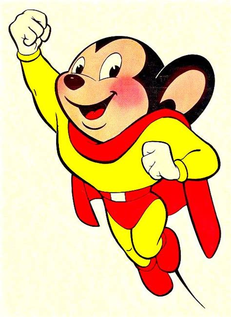 Mighty Mouse Cartoon Clipart