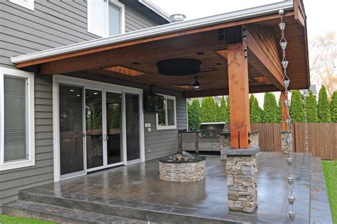 Seattle Cover Patio Ideas Craftsman With Covered Round