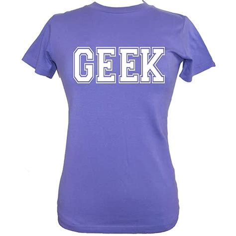 T Shirt Geekette Imprimé Geek T Shirt Geek Pour Femme