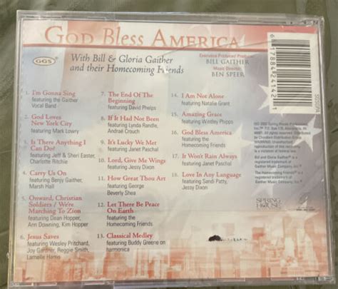 God Bless America Live From Carnegie Hall Gaither Gospel Series Cd Brand New Ebay