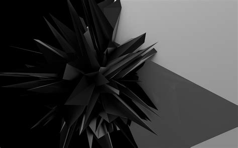 Black And White Abstract Art Wallpaper