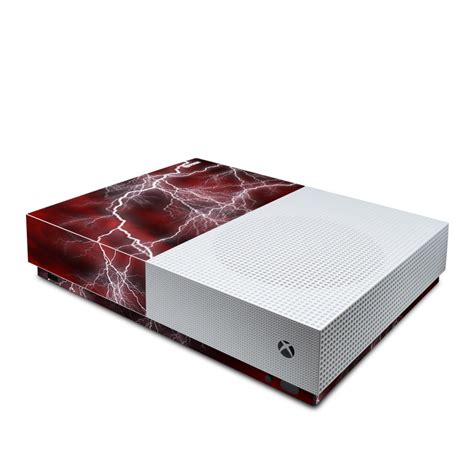 Microsoft Xbox One S All Digital Edition Skin Apocalypse Red By