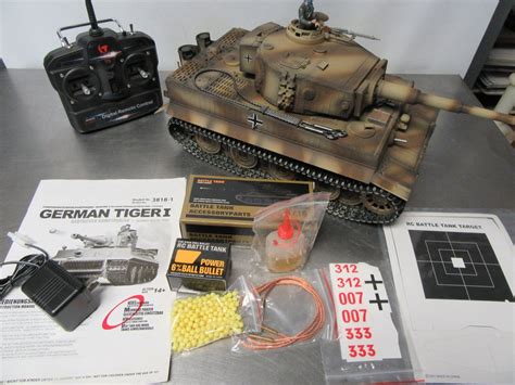 Taigen Tiger Late Version Metal Edition Airsoft Rtr Rc Tank 116th