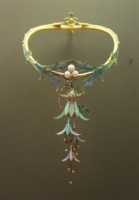 Necklace From Artist Alphonse Mucha 1905 Designed For Boutique