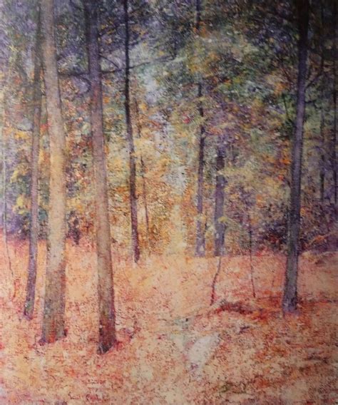 Emil Carlsen Forest Scene 1922 Landscape Paintings Landscape Art