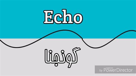 Echo English Learning Vocabulary Words Meaning Mehran Speaking