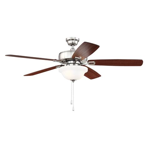 Craftmade Twist N Click 52 In Indoor Ceiling Fan With Light Kit