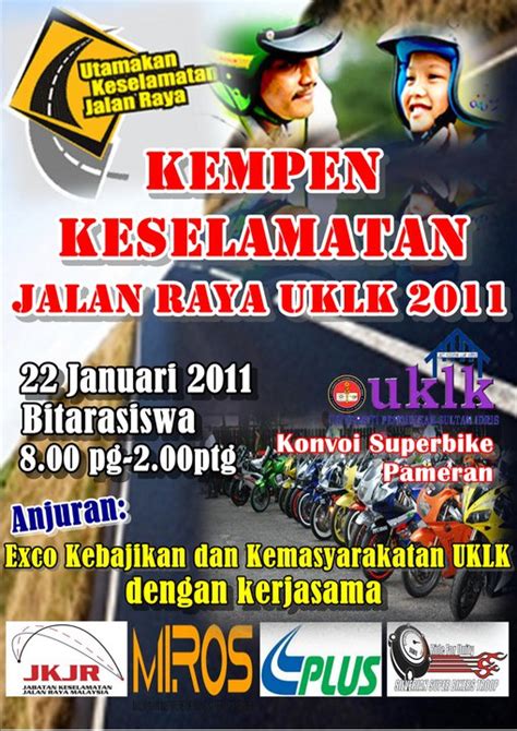 Harap semua pelajar dapat mengambil. TERKINI DARI UPSI: UKLK anjur Kempen Keselamatan Jalan Raya