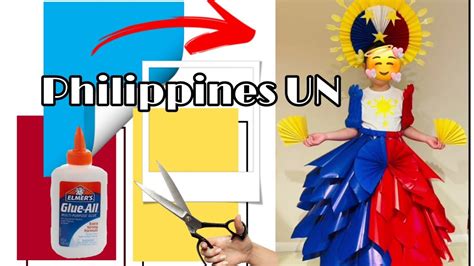 Diy Costume Using Color Paper United Nations Un 2021 Youtube