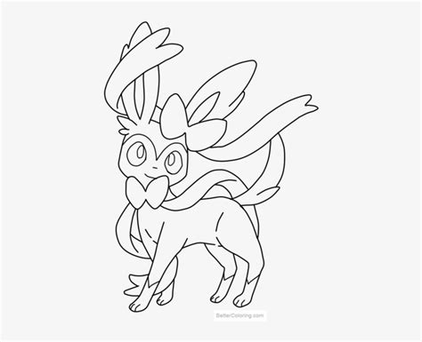 Download This Coloring Page Pokemon Sylveon Coloring Pages Printable