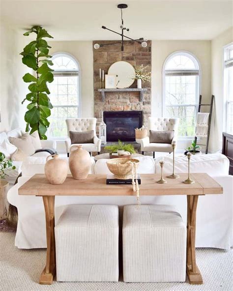 Sofa Table Ideas And Decor For Your Living Room Farmhousehub