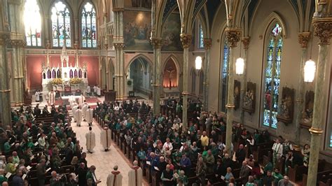 Annual St Patricks Day Mass Held At The Cathedral
