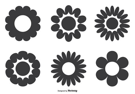Fajarv Single Flower Clipart Flower Design Black And White