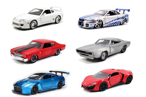 Jada Fast And Furious Diecast Wave 17 Item 24037w17 Set Of Six 1 32 Scale Diecast Cars