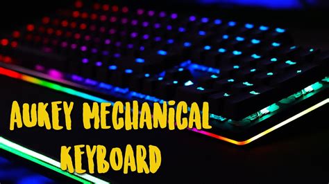 Budget Mechanical Gaming Keyboard Aukey Km G12 Keyboard Review Youtube