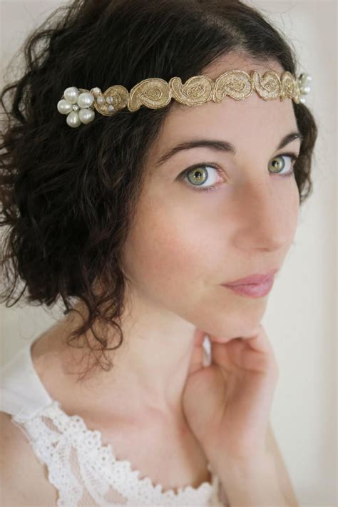 Bridal Lace Headband Wedding Lace Tiara Headband With Hair Combs India Lace Vintage Edwardian