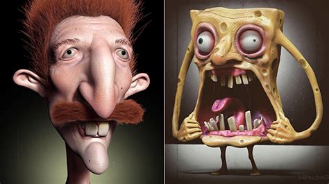 This Artist Shows How Cartoon Characters Would Look In Real Life And It Will Give You Nightmares