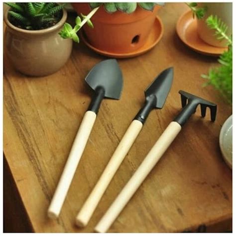 3pcs Mini Garden Hand Tool Kit Plant Gardening Shovel Spade Etsy