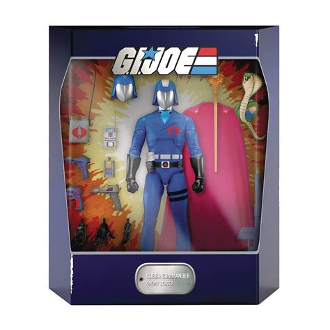 Jun218240 Gi Joe Ultimates Real American Hero Cobra Commander Af