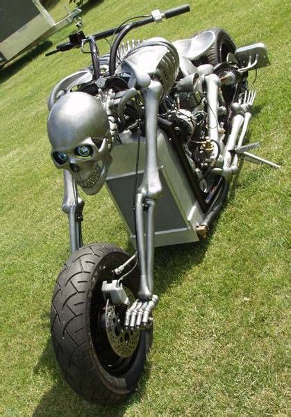 One Of A Kind Motorcycle Masterpiece Irondeath Skeleton Bike