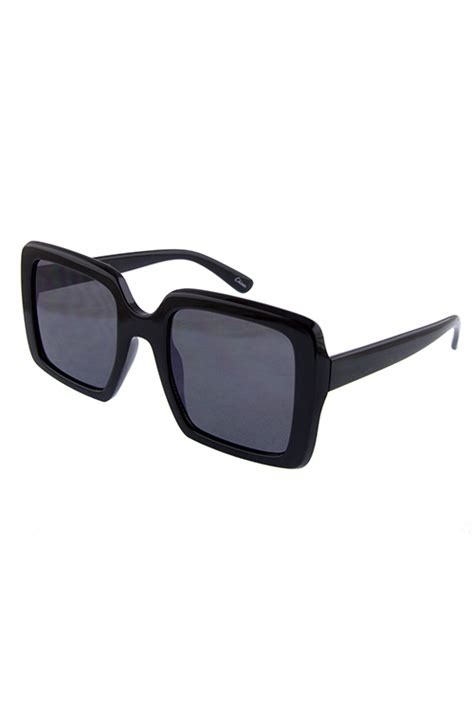 womens retro square geometric plastic sunglasses f5 ls96020 city sunglass