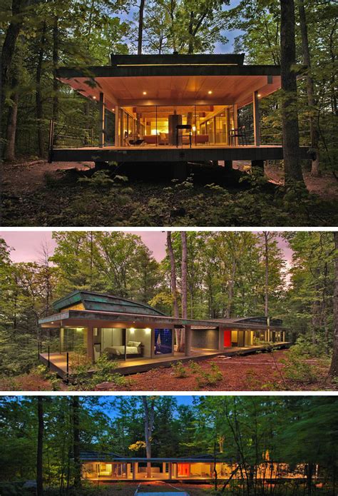18 Modern Houses In The Forest Contemporist