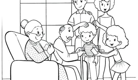 Family Coloring Pages at GetDrawings | Free download