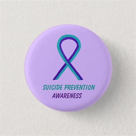 Suicide Prevention Awareness Ribbon Badges And Pins Zazzle Au
