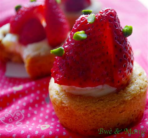 Tartelettes aux fraises base sablés bretons