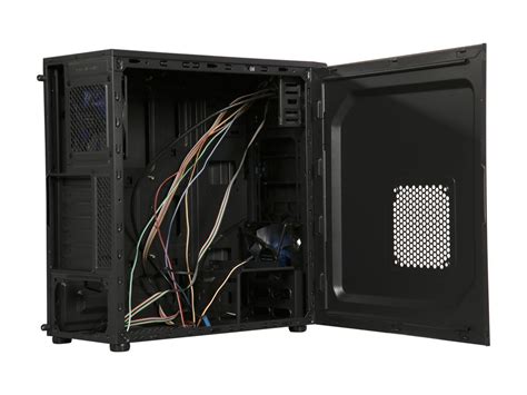 Diypc Solo T2 Bk Black Atx Mid Tower Gaming Computer Case
