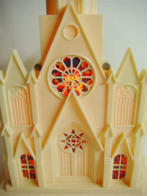 Raylite Electric Musical Church Lighted Musical Church By Kleymannscloset