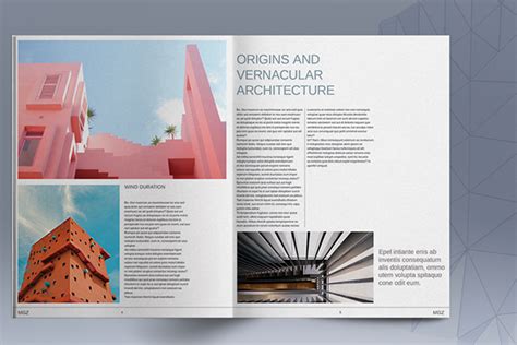 Architecture Magazine Layout On Behance