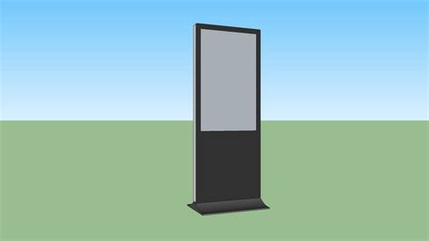 Vertical Lcd Display 3d Warehouse
