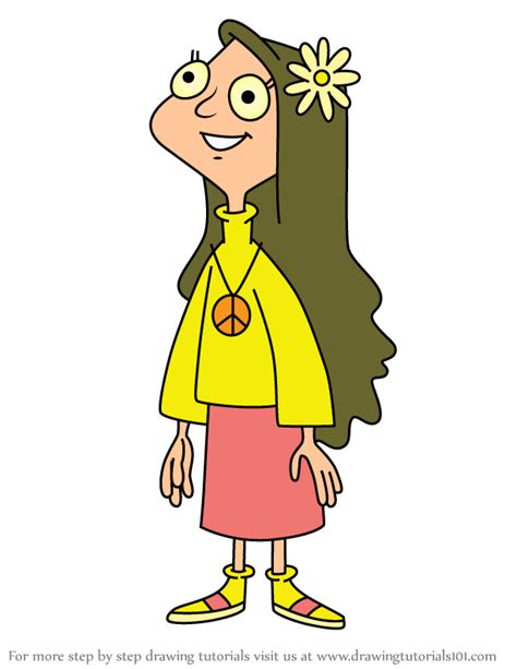 How To Draw Jenny Brown From Phineas And Ferb Phineas And Ferb