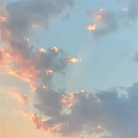 Dreamy Ethereal Clouds Pink Blue Sunsets Sunrise Sky Pretty