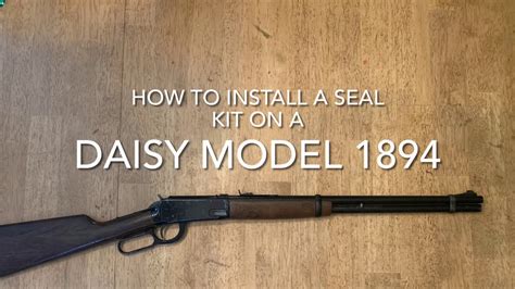 How To Install A Seal Kit On A Daisy Model Youtube