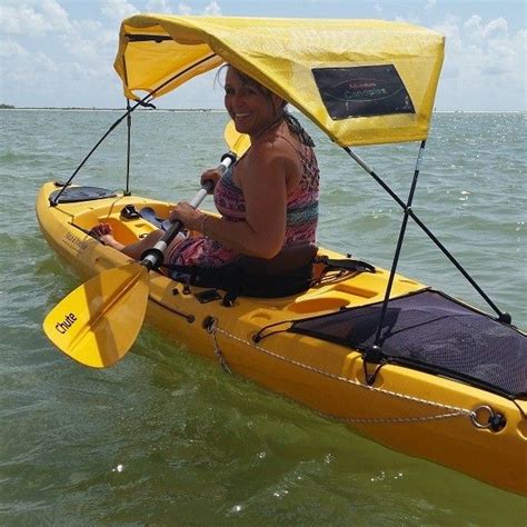 Not everybody loves to paddle alone; Kayak canopy! | Kajakozás, Hajó, Csónakok