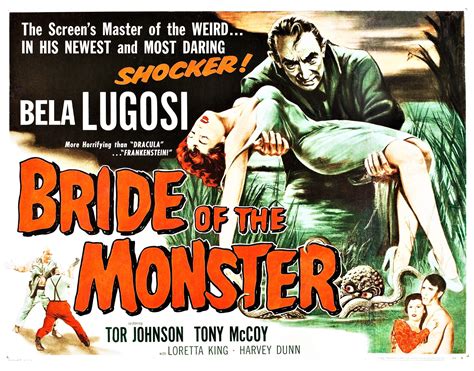 Bride Of The Monster 1955 Movie Posters For Sale Original Movie