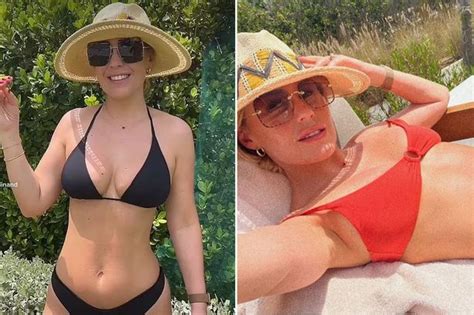 Kate Ferdinand Flaunts Her Body On The Beach On Holiday With Her