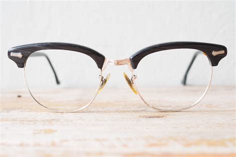vintage eyeglass from 1950s shuron ronsir eyeglasses 1950s etsy