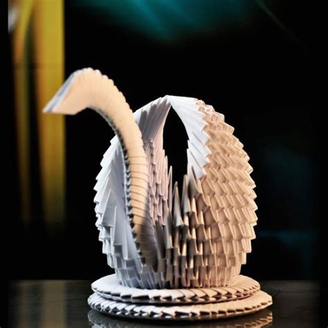 The Paper Swan Paper Sculpture Paper Swan Paper