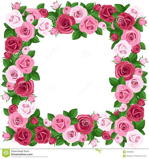 Pink Rose Border Clip Art Wallpapers Gallery