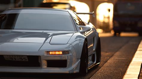 Honda Nsx Sports Car Honda NSX White Cars Car Pop Up Headlights Acura NSX Wallpaper Resolution