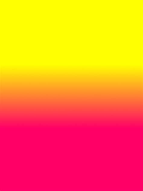 Neon Pink And Neon Yellow Ombré Shade Color Fade T Shirt By Podartist